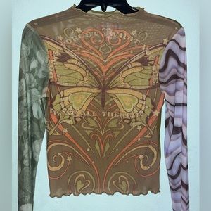 Urban outfitters mesh shirt